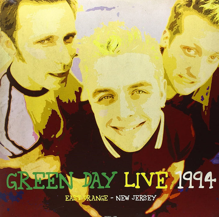 Green Day Live 1994 Vinyl LP Green Colour 2020