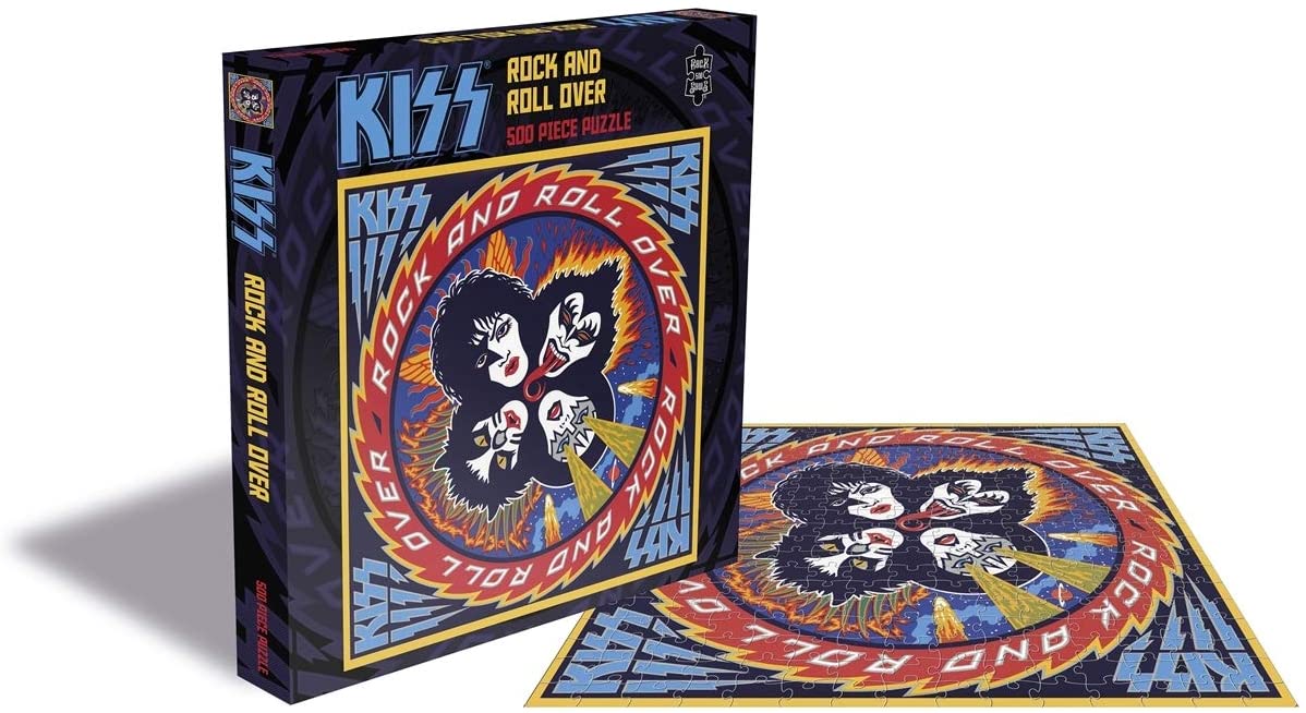 Kiss Rock & Roll Over 500 Piece Jigsaw Puzzle