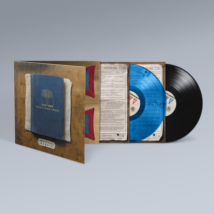 Frightened Rabbit Pedestrian Verse Vinyl LP Indies 10th Anniversary Blue Marble & Black 2023