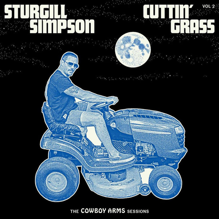 Sturgill Simpson Cuttin Grass Vol 2 Vinyl LP Indies Opaque Blue & White Swirl Colour 2021