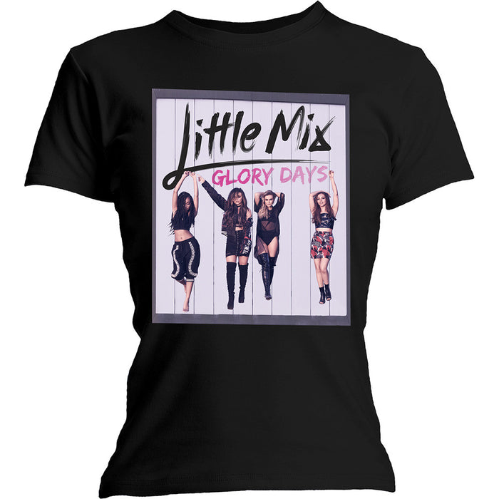 LITTLE MIX Glory Days LADIES Black Fitted Size XL T SHIRT NEW Official