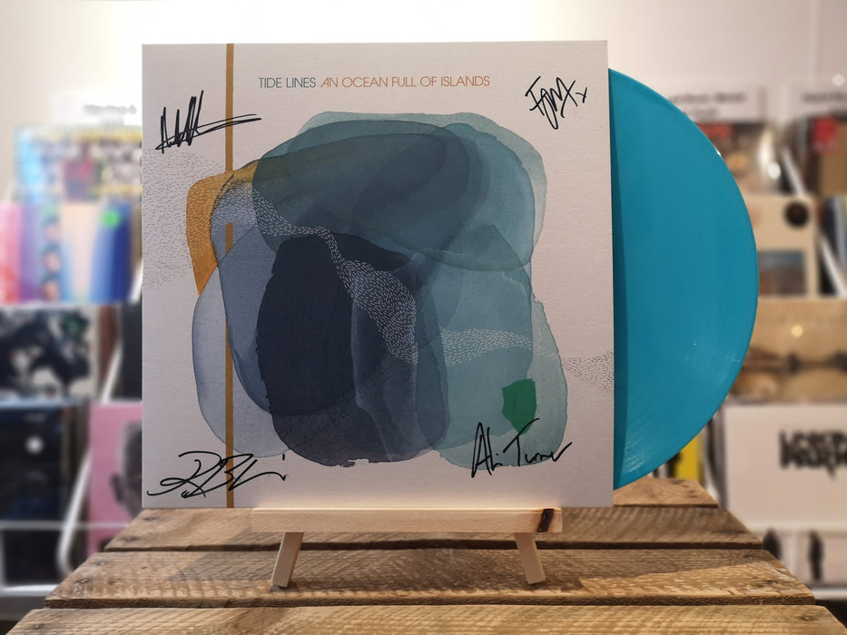 Tide Lines An Ocean Full Of Islands Vinyl LP Signed Turquoise Colour 2023