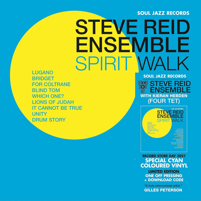 Steve Reid Ensemble feat. Kieran Hebden (Four Tet) Spirit Walk Vinyl LP RSD 2021