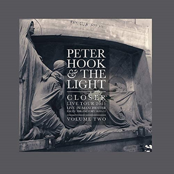 Peter Hook And The Light Closer Live In Manchester Vol 2 Vinyl LP Grey Colour 2017