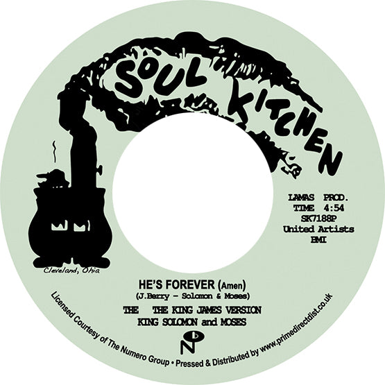 The King James Version He's Forever (Amen) Vinyl 7" Single Punched Centre/Picture Sleeve RSD 2020