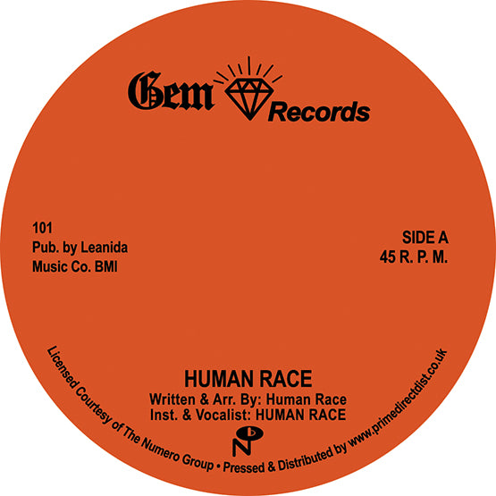Human Race Human Race/Grey Boy Vinyl 7" Single RSD 2020