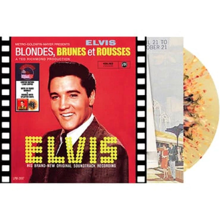 Elvis Presley Blondes, Brunes and Rousses (It Happened At The World's Fair) Vinyl LP Marble Splatter Colour RSD 2022