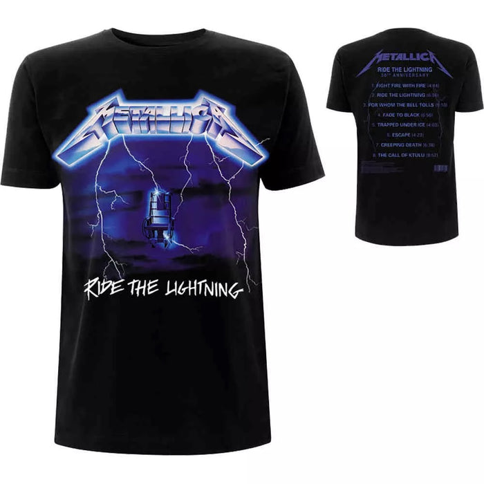 Metallica Ride The Lightning Black Large Unisex T-Shirt