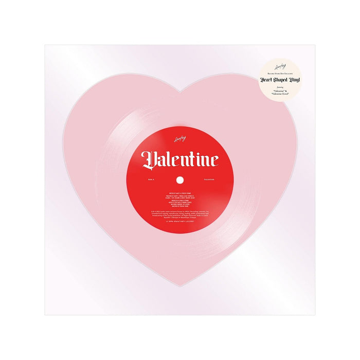 Laufey Valentine Heart Shaped Vinyl LP Pink Colour RSD 2023