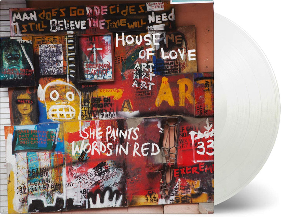 House Of Love - She Paints Words In Red Vinyl LP Ltd White Brand 2019