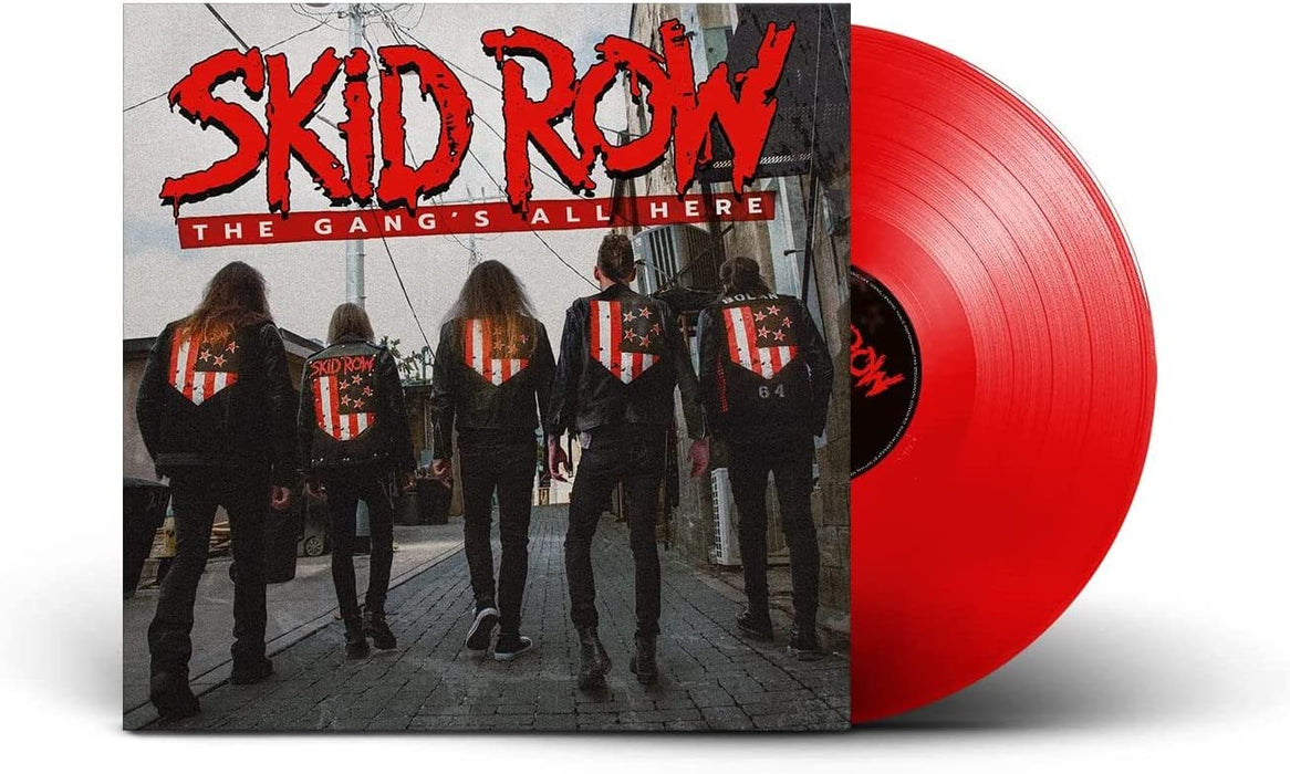 Skid Row The Gang's All Here Vinyl LP Transparent Red 2022