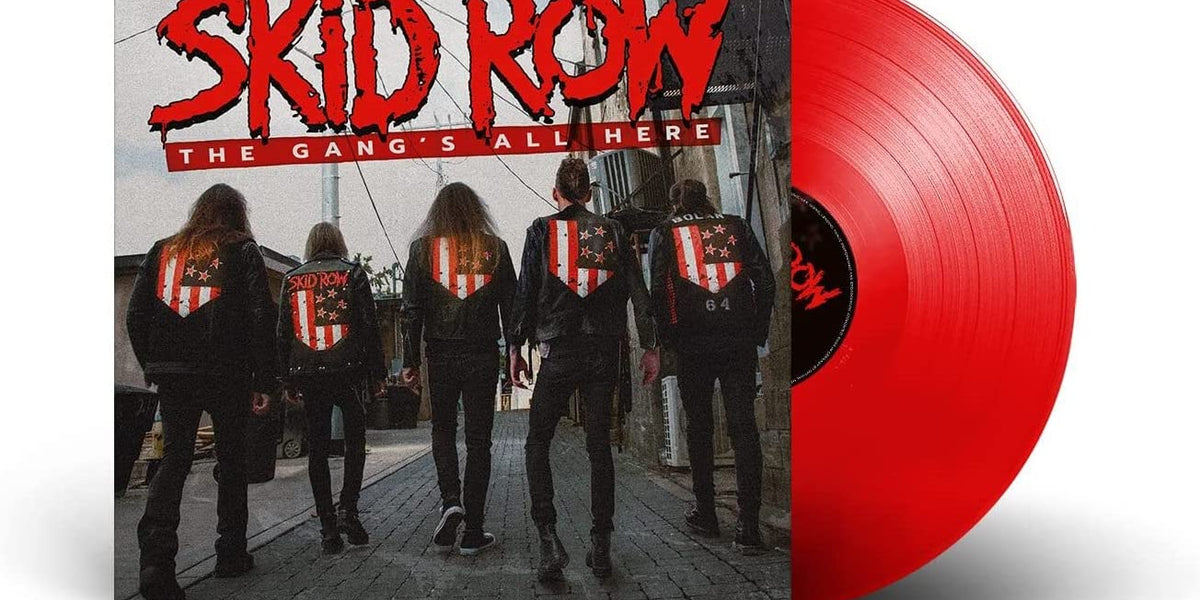 Skid Row The Gang s All Here Vinyl LP Transparent Red 2022 Assai