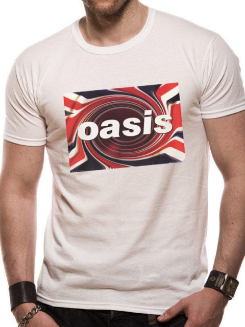 OASIS Twirl MENS White X-Large T-Shirt NEW