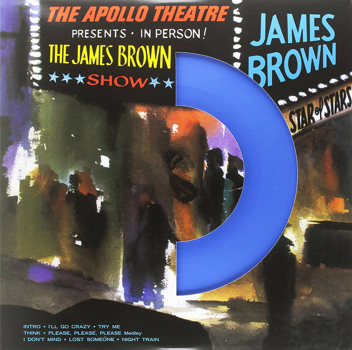 JAMES BROWN Live At The Apollo LP Vinyl NEW Blue