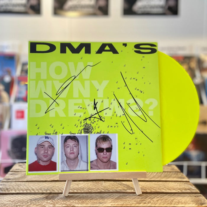 DMA'S How Many Dreams? Vinyl LP Neon Yellow Colour Signed 2023