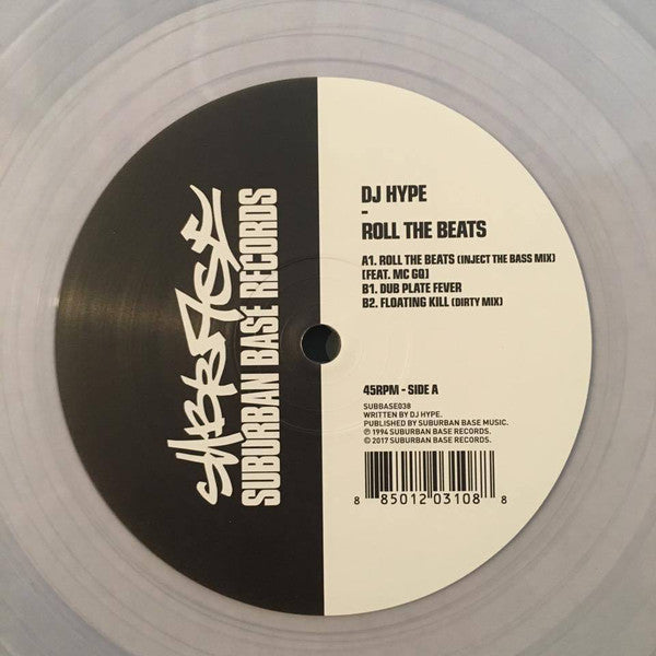 DJ HYPE ROLL The Beats EP Vinyl NEW RSD 2017 Limited Edition Clear