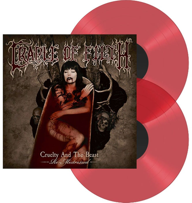 Cradle Of Filth Cruelty & The Beast Re-Mistressed Vinyl LP Red New 2019