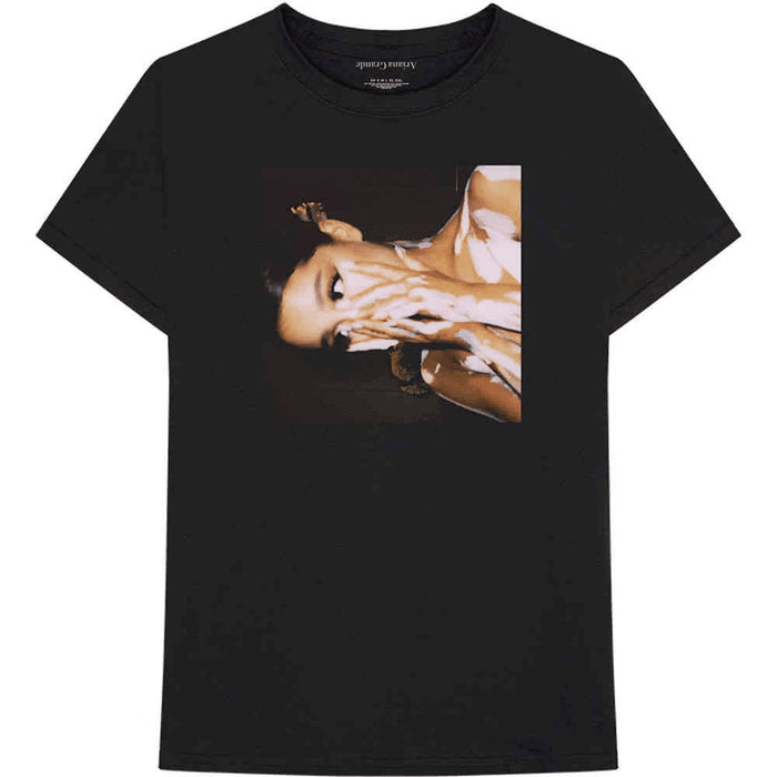 Ariana Grande Side Photo Black Large Unisex T-Shirt