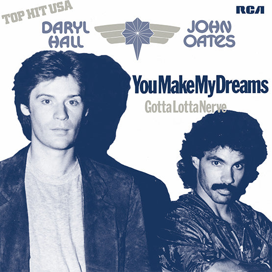 Hall & Oates You Make My Dreams Come True / Gotta Lotta Nerve 7" Vinyl Single Purple Colour Single RSD 2021