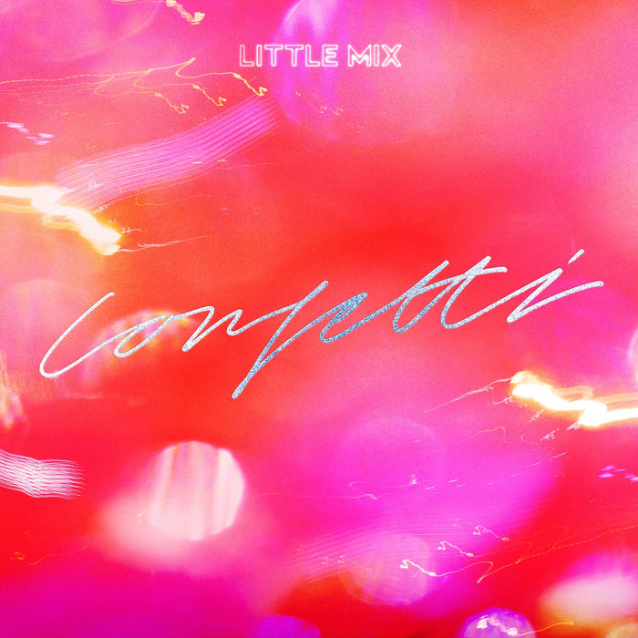 Little Mix Confetti Vinyl LP Pink & Orange Colour & Glitter Sleeve RSD 2021