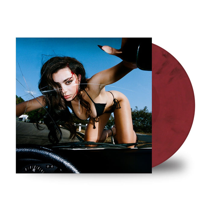 Charli XCX Crash Vinyl LP Red And Black Marble Colour 2022