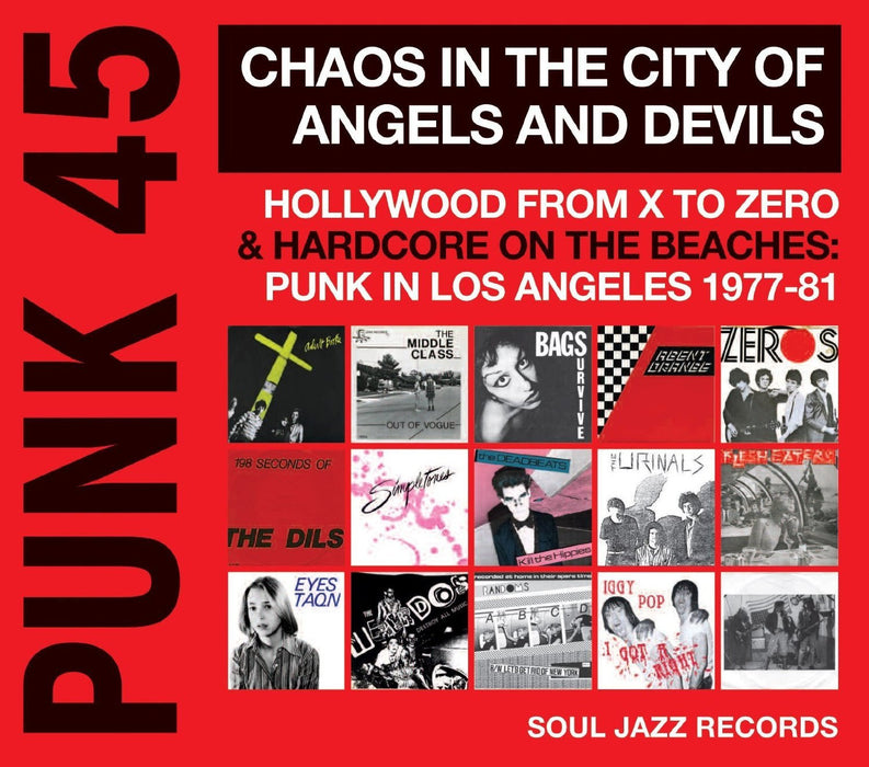 SOUL JAZZ PUNK 45 CHAOS IN THE CITY OF ANGELS AND DEVILS LP VINYL NEW 33RPM