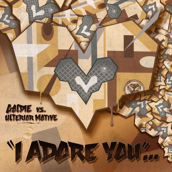 GOLDIE vs Ulterior Motive I Adore You 12" Vinyl Single Ltd Ed NEW RSD 2017