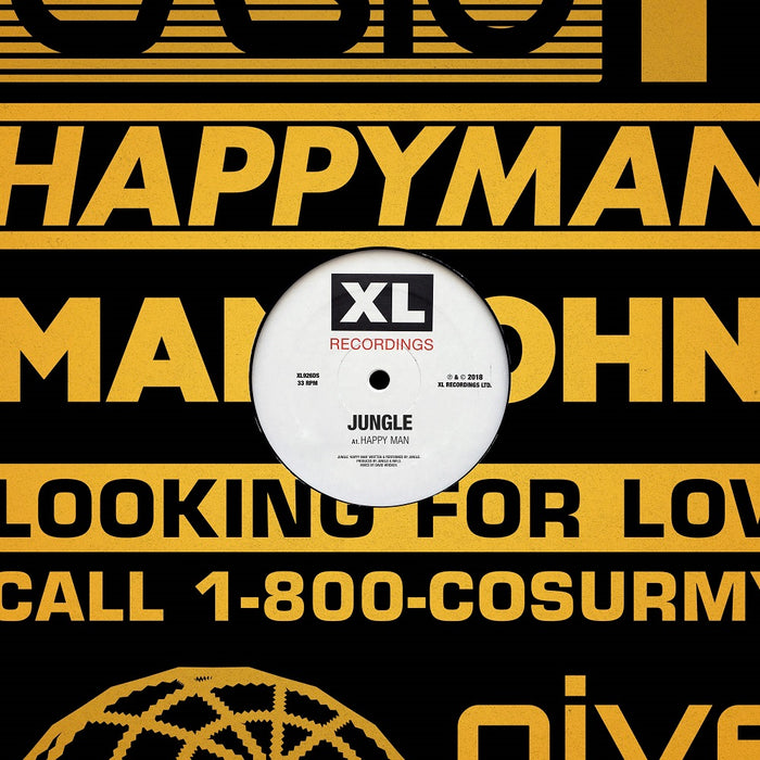 Jungle Happy Man Vinyl 12" Single Indies Exclusive 2018