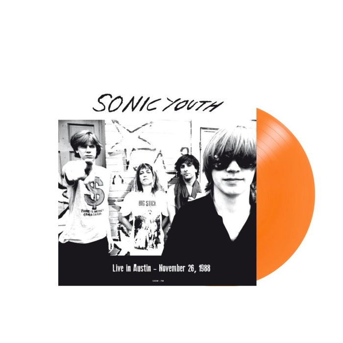 Sonic Youth Live In Austin November 26, 1988 Vinyl LP Orange Colour 2015