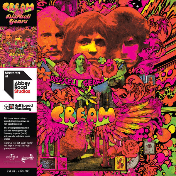 CREAM Disraeli Gears HALF SPEED Limited Edition LP Vinyl NEW