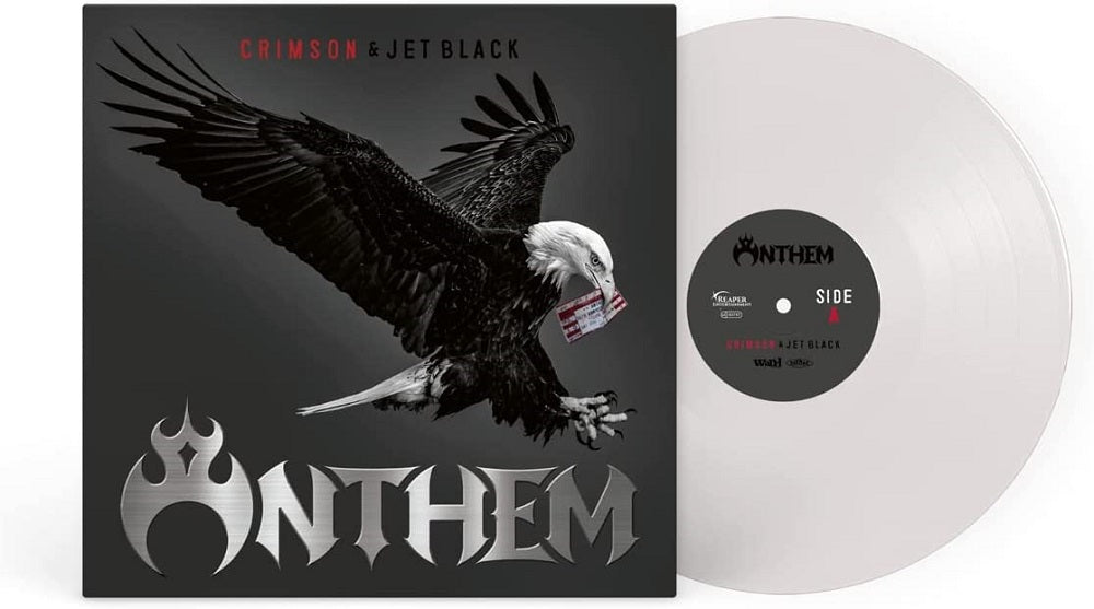 Anthem Crimson & Jet Black Vinyl LP White Colour 2023