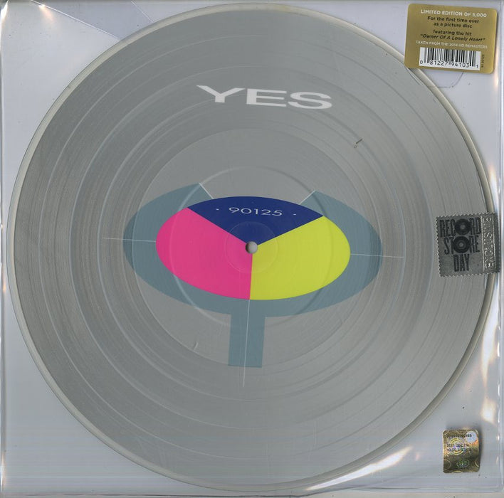 YES 90125 LP Vinyl Picture Disc NEW RSD 2017 Limited Edition