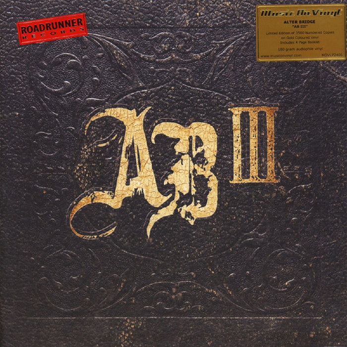 Alter Bridge ABIII Vinyl LP Limited Gold Colour 2019