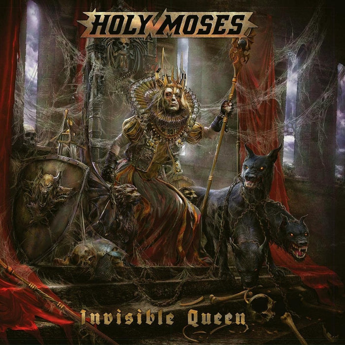 Holy Moses Invisible Queen Vinyl LP White and Black Marbled 2023