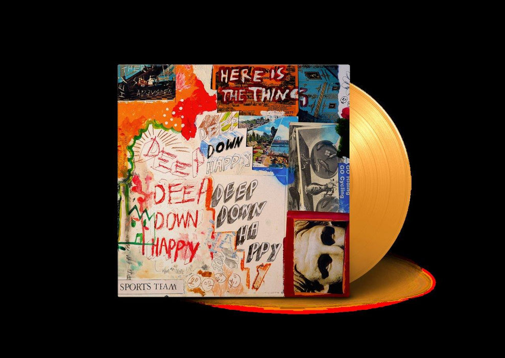 Sports Team - Deep Down Happy Vinyl LP Indies Orange Colour 2020