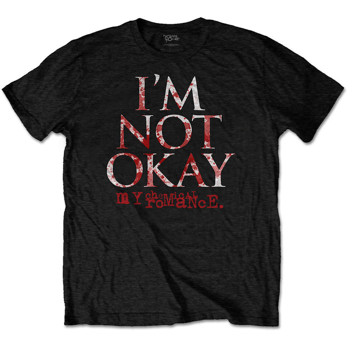 My Chemical Romance I'm Not Ok Black Large Unisex T-Shirt