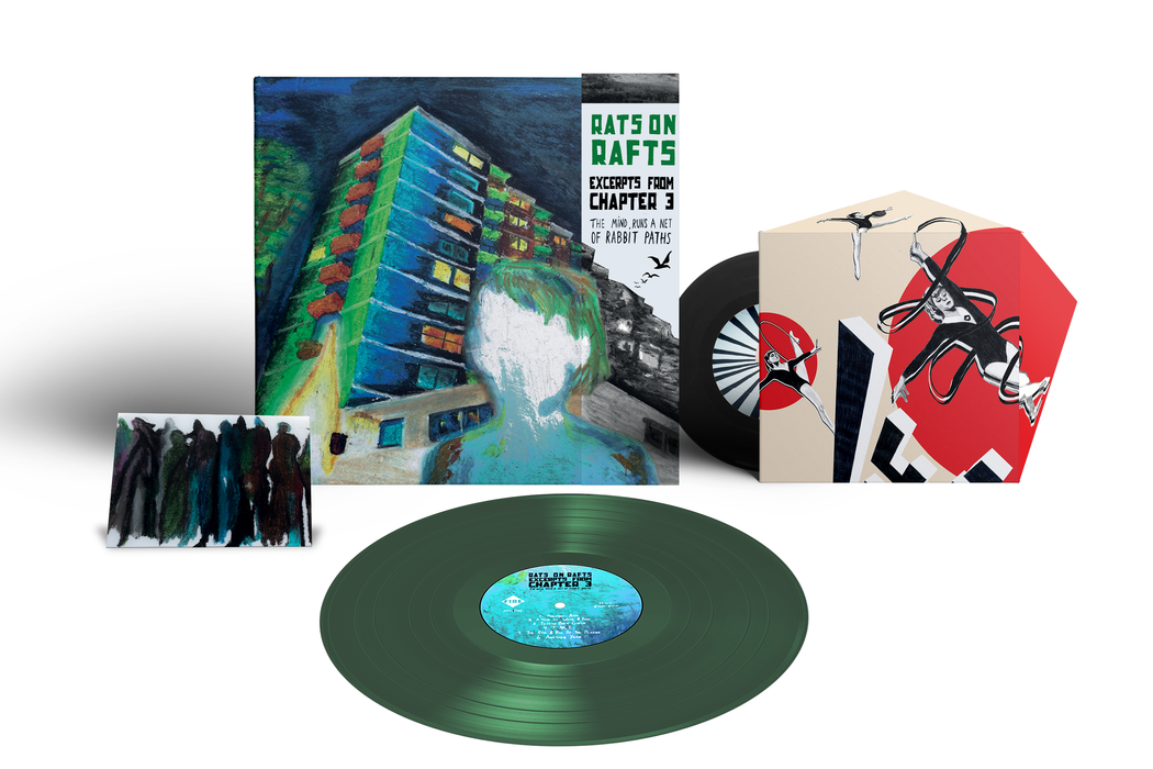 Rats On Rafts Excerpts From Chapter 3: The Mind Runs A Net Of Rabbit Paths Vinyl LP 2020 Ltd Dinked Edition #71