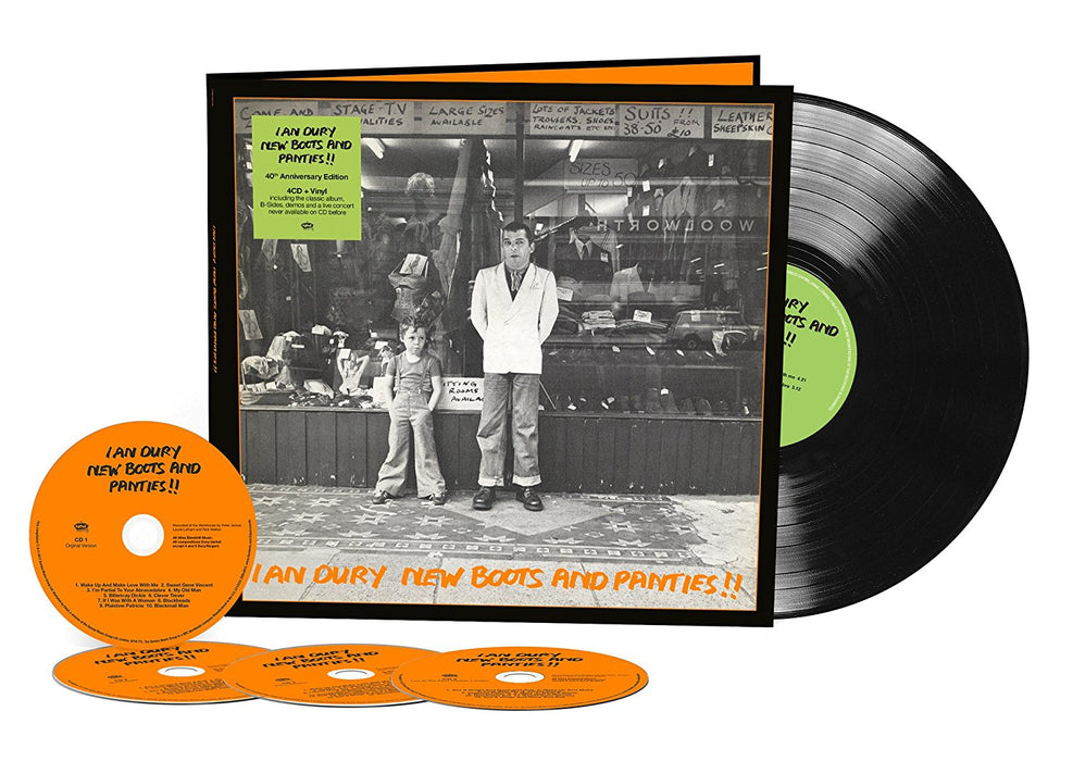 IAN DURY New Boots & Panties 40th Anniversary Edition LP & 4CD BoxSet 2017