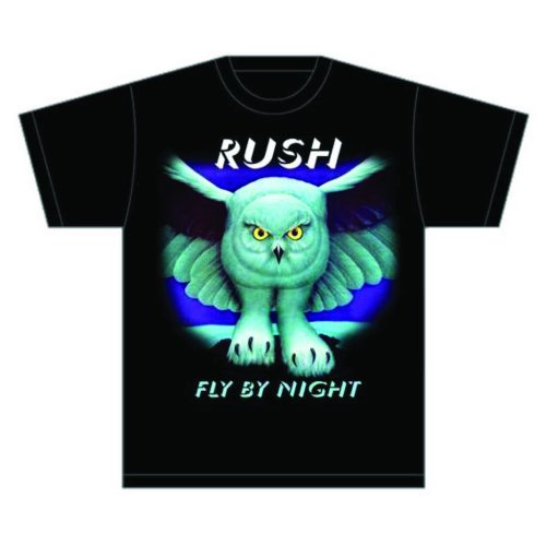 Rush Fly By Night Black Small Unisex T-Shirt