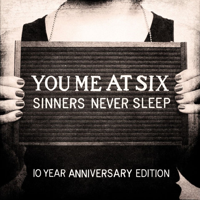 You Me At Six Sinners Never Sleep Vinyl LP 10th Anniversary 2022