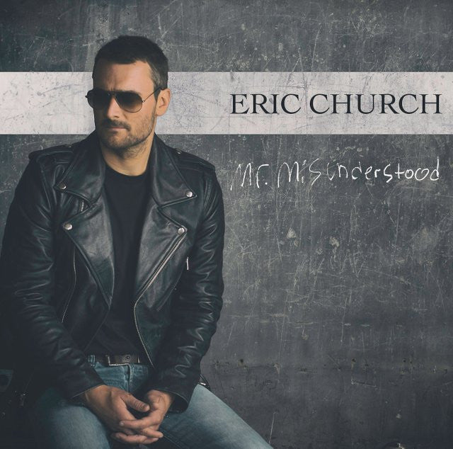 ERIC CHURCH Mr Misunderstood LP Vinyl NEW Ltd Ed Sea Blue RSD 2017