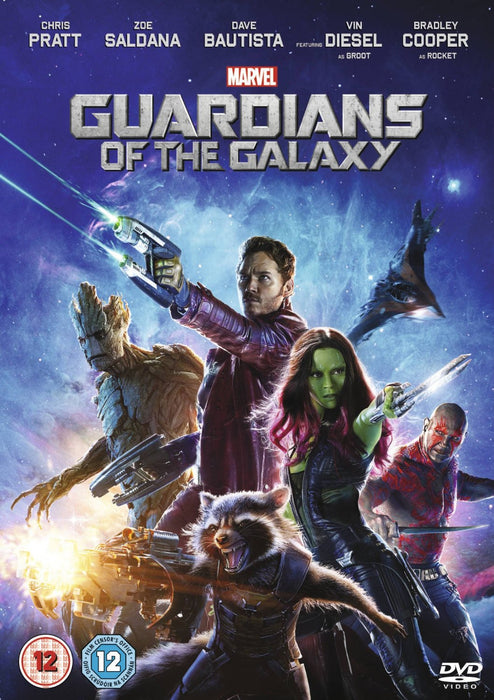 GUARDIANS OF THE GALAXY MOVIE DVD AND VINYL SOUNDTRACK BUNDLE