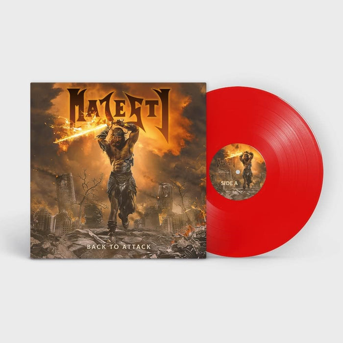 Majesty Back To Attack Vinyl LP Red Colour 2023