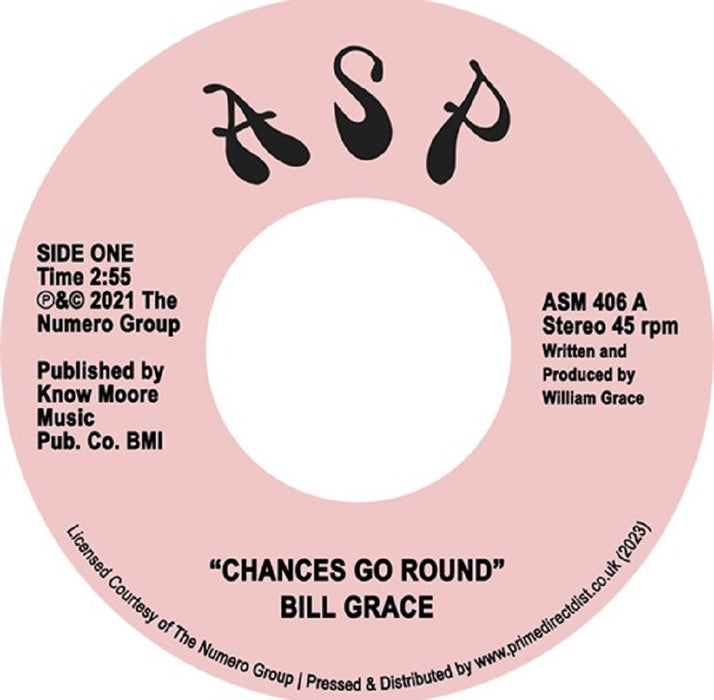 Bill Grace Chances Go Round / Lonely 7" Vinyl RSD 2023