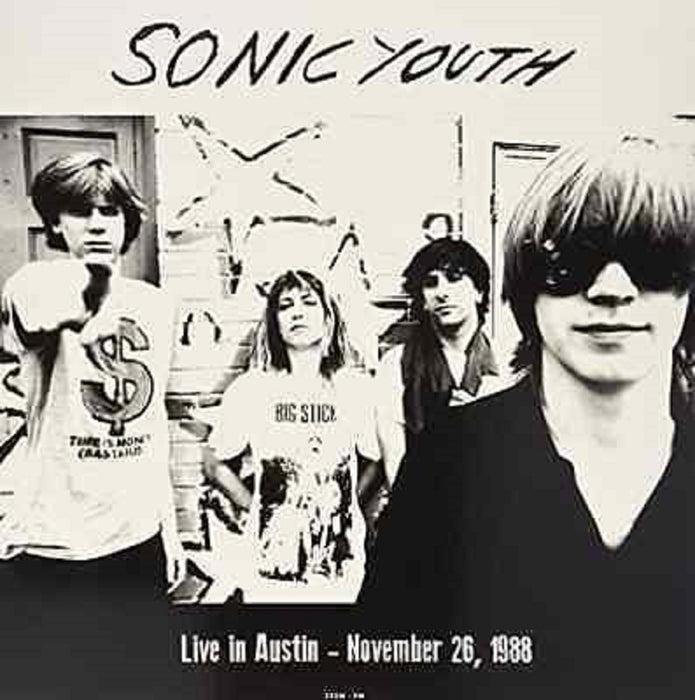 Sonic Youth Live In Austin November 26, 1988 Vinyl LP Orange Colour 2015