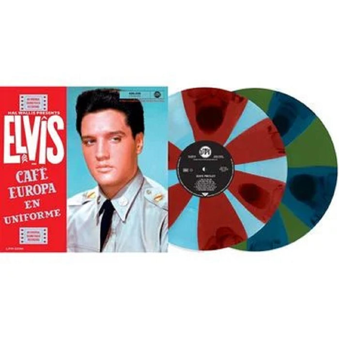 Elvis Presley Cafe Europa En Uniforme Vinyl LP Red & Blue And Green & Blue Cornetto Colour RSD 2021