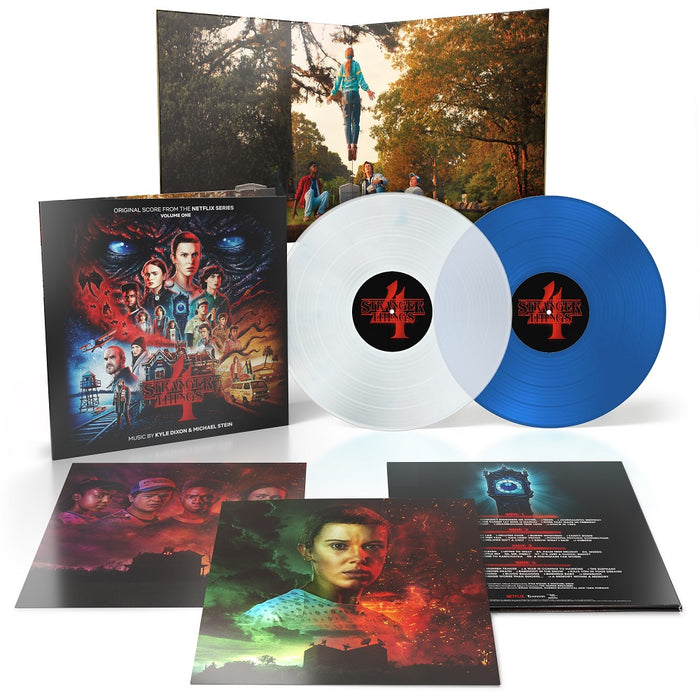 Stranger Things 4 Volume 1 Original Score Vinyl LP Clear And Blue Colour 2023