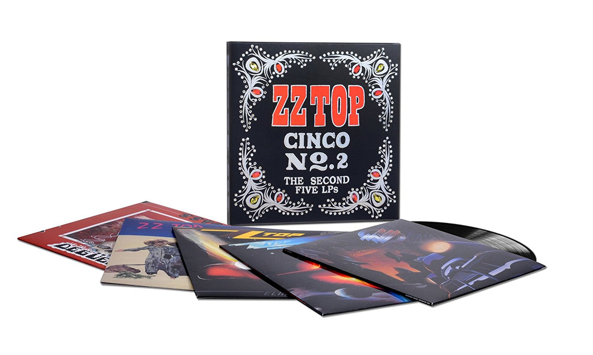 ZZ Top CINCO No. 2: The Second Five LPs Boxset LP Set NEW