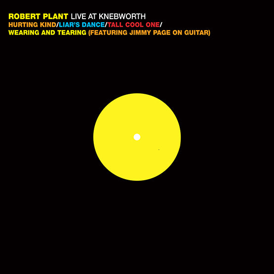 Robert Plant Live At Knebworth 12" Vinyl EP Colour RSD 2021