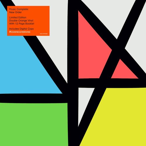 New Order Music Complete Orange Vinyl LP LOVE RECORD STORES 2020